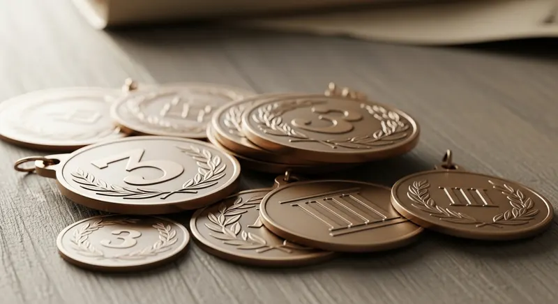 bronze medals - promotional merchandise